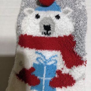 Hallmark Christmas Themed Fuzzy Lounge Sock Set